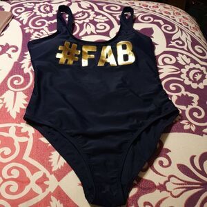 Ladies #FAB SWIMSUIT Sz M